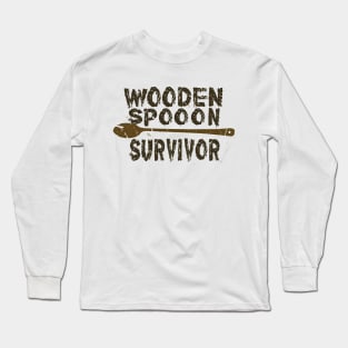 wooden spoon survivor Long Sleeve T-Shirt